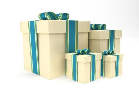 Collection of presents Stock Illustration