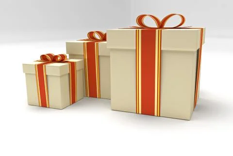 Collection of presents Illustrazione stock