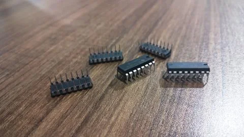 Collection of resistor electronic components Stock Photos