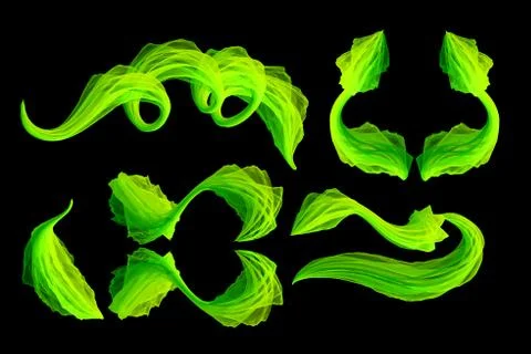 Collection set of abstract elements for frame decoration. Floral design from Illustrazione stock