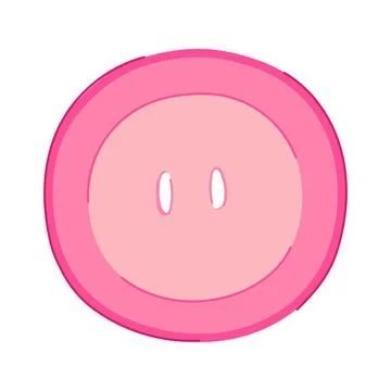 Collection sewing button cartoon vector illustration Stock Illustration