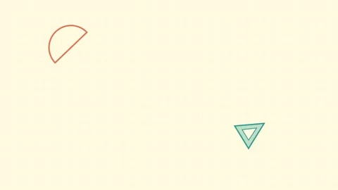 A collection of simple geometric tools for math and drafting illustrations Stock Footage 336263495
