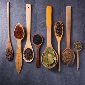 Collection spice Stock Photos