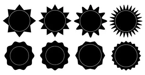 Collection of star design elements. Price stickers, sale labels, quality se.. Illustrazione stock