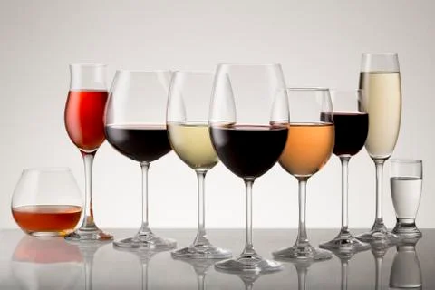 Collection of Stemware Stock Photos