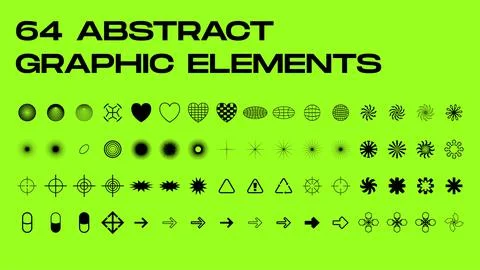 Collection of strange wireframes vector 3d geometric shapes, distortion Stock Illustration