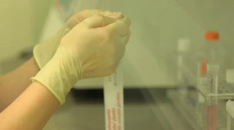 Collection of tests from a test tube 스톡 동영상 40972028
