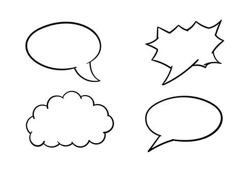 A collection of text box illustrations 2 Illustrazione stock