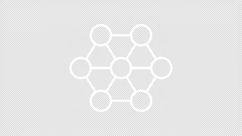 Collection of thin line icon abstract loaders Stock Footage 275240542