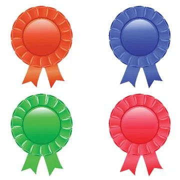 Collection of three vector Medals Stock-Illustration