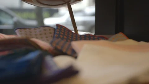 Collection of Ties OF Various Colors Video stock 118095429