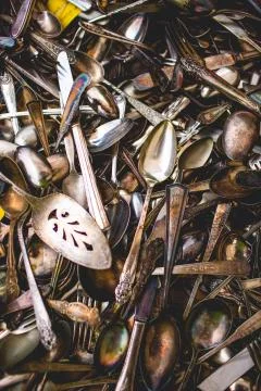 A Collection of Utensils 스톡 사진