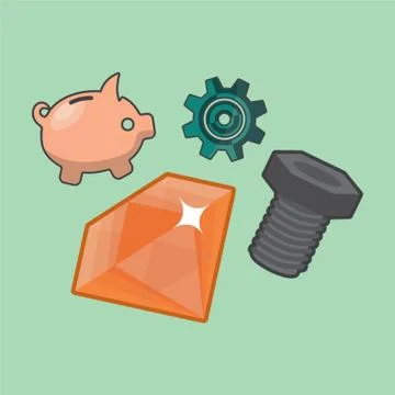 Collection Of Various Icons イラスト素材