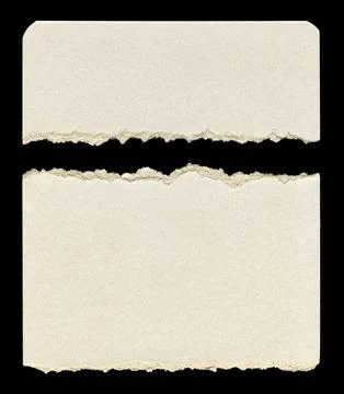 Collection of various pieces of note paper on black background Foto stock