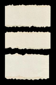 Collection of various pieces of note paper on black background Stock Photos