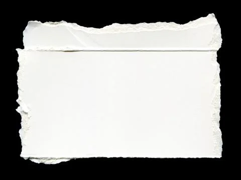Collection of various pieces of note paper on black background Stock Photos
