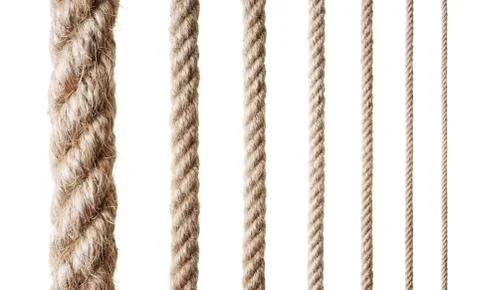 Collection of various ropes Stock Photos