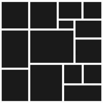 Collection of vector blank photo frames. Set of photos frame for your picture Stock Illustration