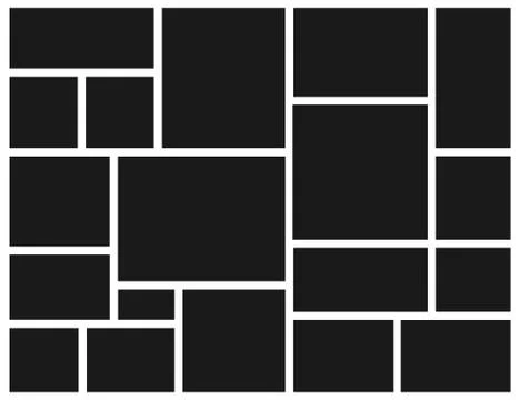 Collection of vector blank photo frames. Set of photos frame for your picture Illustrazione stock