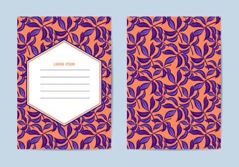 Collection of vector patterns with patterns Illustrazione stock