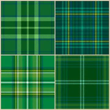 Collection of vector st. patrick's backgrounds Stock Illustration