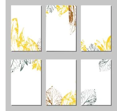 Collection of vector template label, visit cards, square greeting cards and b Stock Illustration