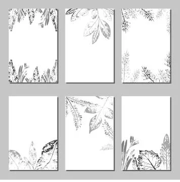 Collection of vector template label, visit cards, square greeting cards and b Stock Illustration