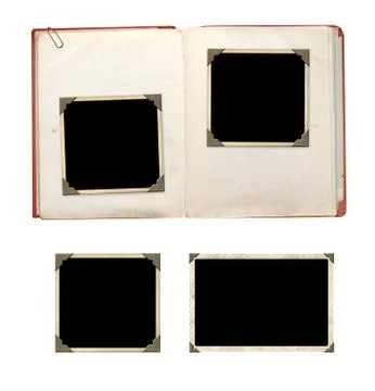 Collection of vintage elements for scrapbooking 库存插图