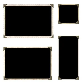 Collection of vintage elements for scrapbooking Stock Illustration