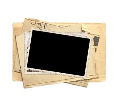 Collection of vintage elements for scrapbooking Stockfoto's