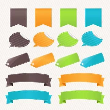 Collection web elements イラスト素材