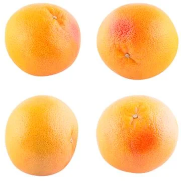 Collection of whole grapefruit Stock Photos