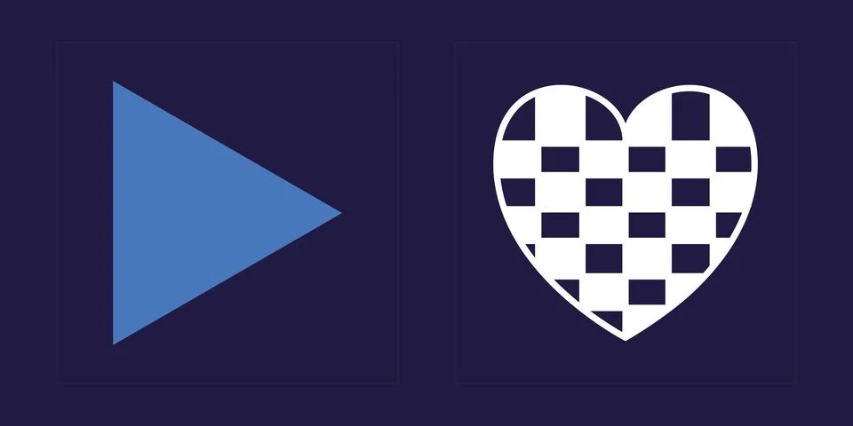 Collection of Y2K elements. Big collection of abstract graphic geometric symbols Stock Illustration