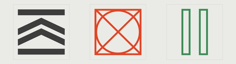 Collection of Y2K elements. Big collection of abstract graphic geometric symbols イラスト素材