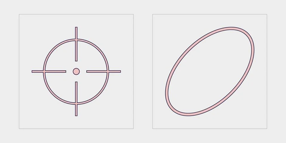 Collection of Y2K elements. Big collection of abstract graphic geometric symbols Illustrazione stock