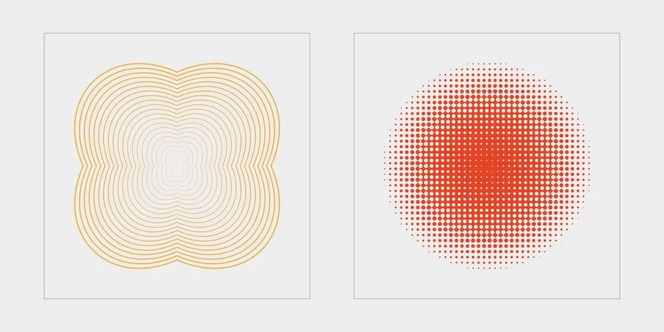 Collection of Y2K elements. Big collection of abstract graphic geometric symbols イラスト素材