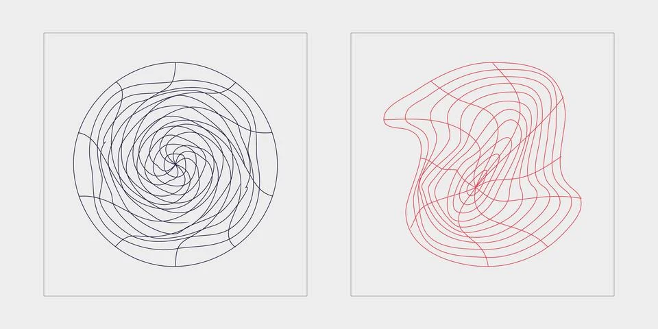 Collection of Y2K elements. Big collection of abstract graphic geometric symbols イラスト素材