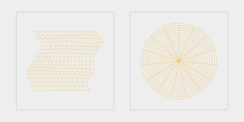 Collection of Y2K elements. Big collection of abstract graphic geometric symbols イラスト素材