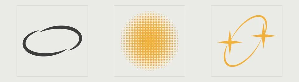 Collection of Y2K elements. Big collection of abstract graphic geometric symbols イラスト素材
