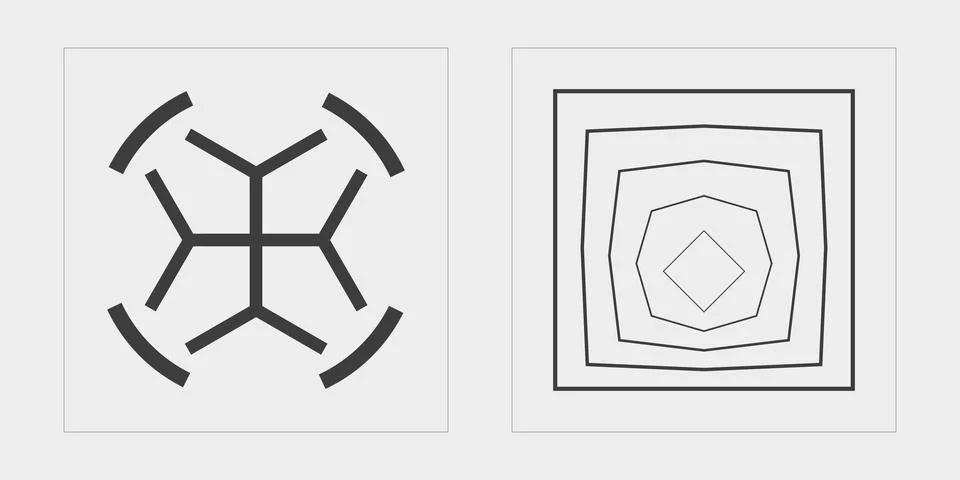 Collection of Y2K elements. Extraordinary Graphic Assets. Objects in y2k style. Stock Illustration