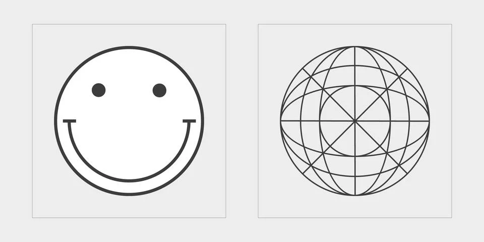 Collection of Y2K elements. Extraordinary Graphic Assets. Elements for graphic イラスト素材
