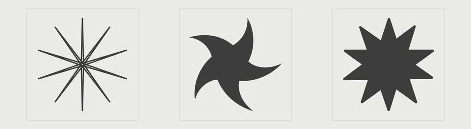 Collection of Y2K elements. Large set of retro objects for design. For modern T イラスト素材