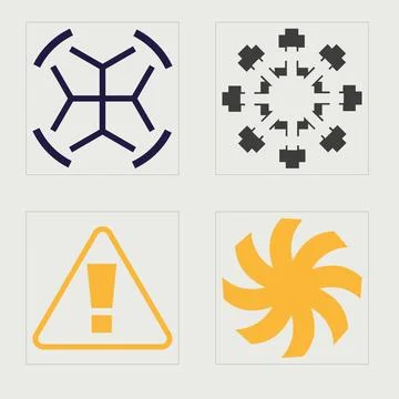 Collection of Y2K elements. Large set of retro objects for design. Modern Stock Illustration