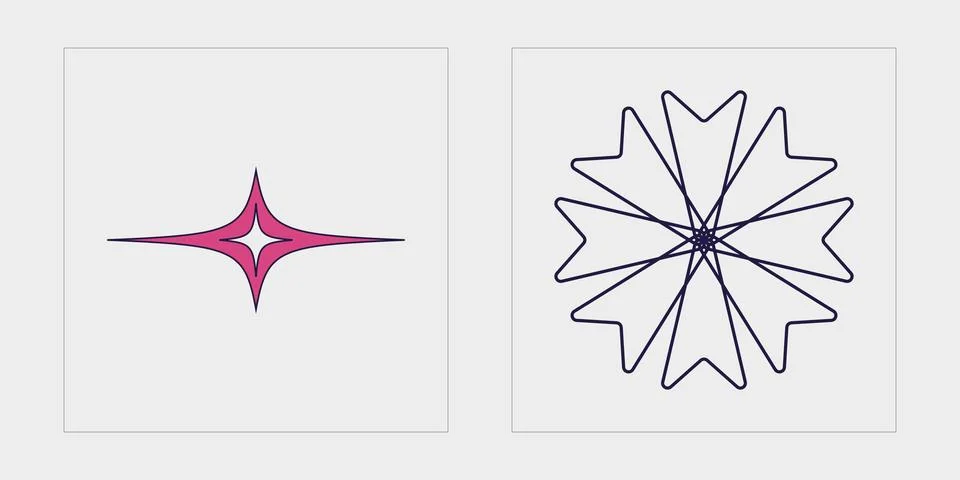 Collection of Y2K elements. Large set of retro objects for design. Templates for イラスト素材