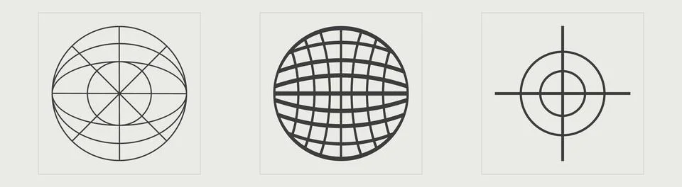 Collection of Y2K elements. Large set of retro objects for design. Cyberpunk Illustrazione stock