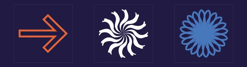 Collection of Y2K elements. Large set of retro objects for design. Elements for Stock Illustration