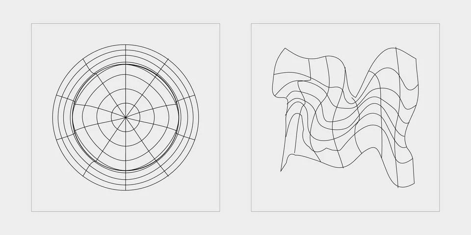 Collection of Y2K elements. Large set of retro objects for design. Cyberpunk Stock Illustration