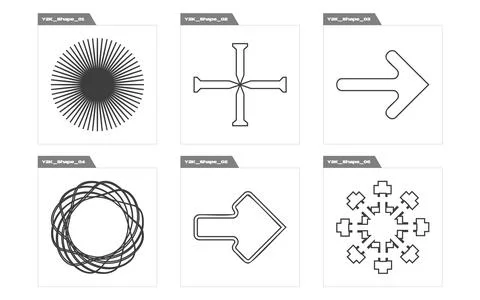 Collection of Y2K elements. Large set of retro objects for design. Templates for イラスト素材
