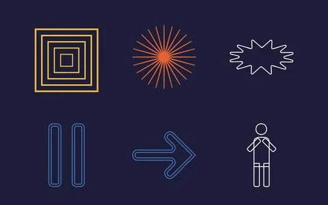 Collection of Y2K elements. Large set of retro objects for design. Templates for イラスト素材