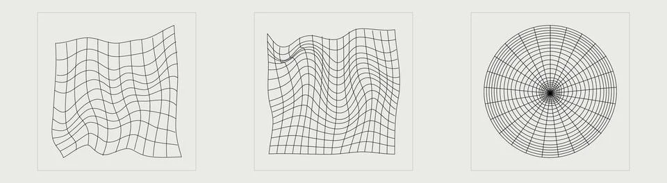 Collection of Y2K elements. Large set of retro objects for design. Elements for イラスト素材